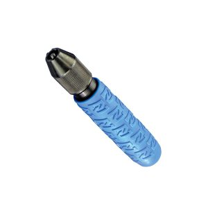 Mandril universal NOGA PV1000 com cabo azul, suporte universal para lâminas de rebarbação