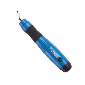 Rebarbador NOGA Soft Grip SG1000 com empunhadura macia para uso prolongado em rebarbação manual