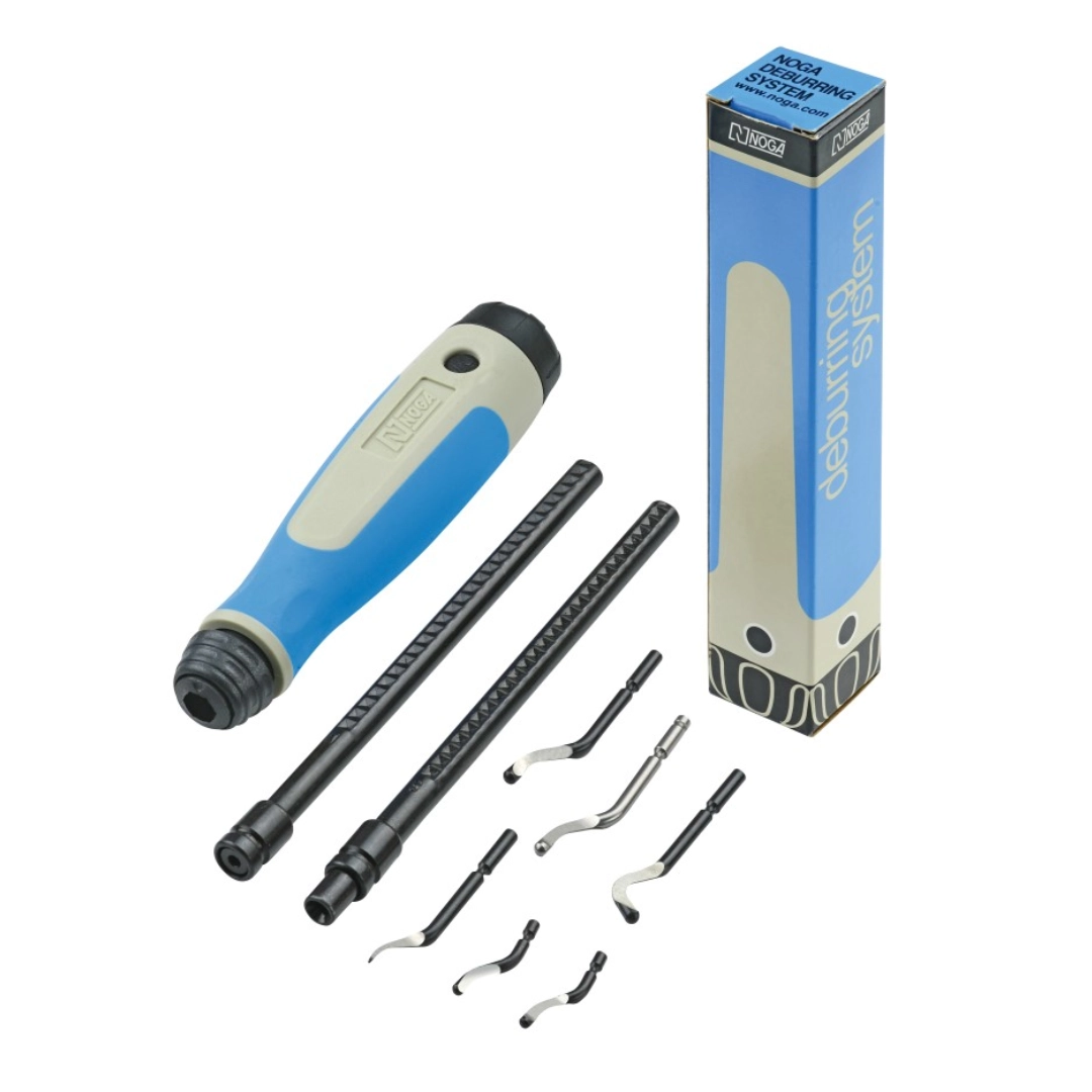 Mini Kit NOGA (NG9100) NOGA — kit de ferramentas de rebarbação industrial fornecido pela Hebron Ferramentas