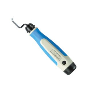 Limpador de roscas NOGA NG1600 com lâmina curva para remover rebarbas de roscas internas