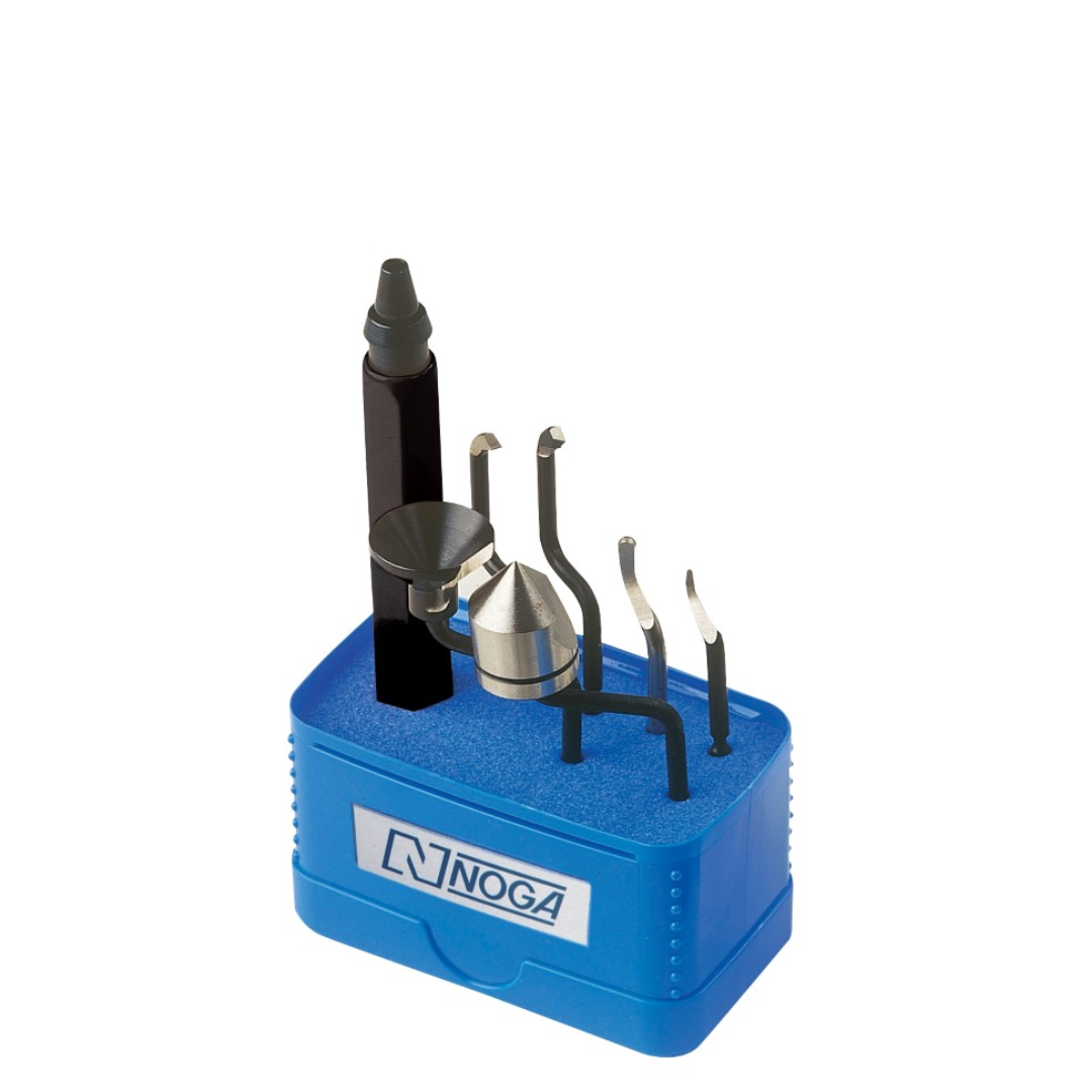 Kit NOGA 007 (SP1007) NOGA — kit de ferramentas de rebarbação industrial fornecido pela Hebron Ferramentas