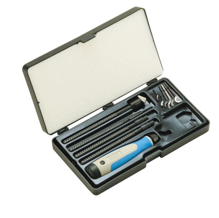 Kit NOGA Bronze Unikit (NG9200) NOGA — kit de ferramentas de rebarbação industrial fornecido pela Hebron Ferramentas